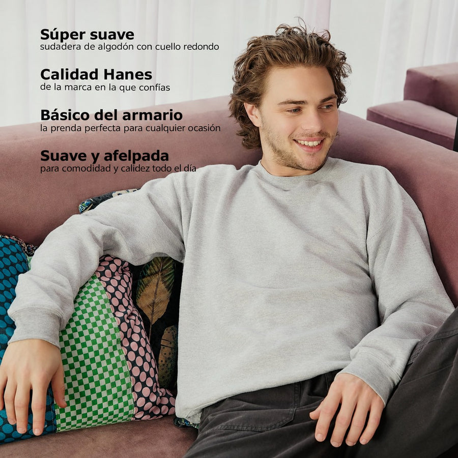Sudadera Cuello Redondo Unisex – Cómoda y Duradera