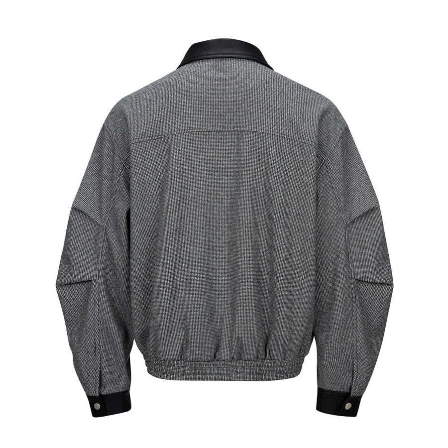 Chaqueta Oversized Hombre – Estilo Punk con Cuello Solapa